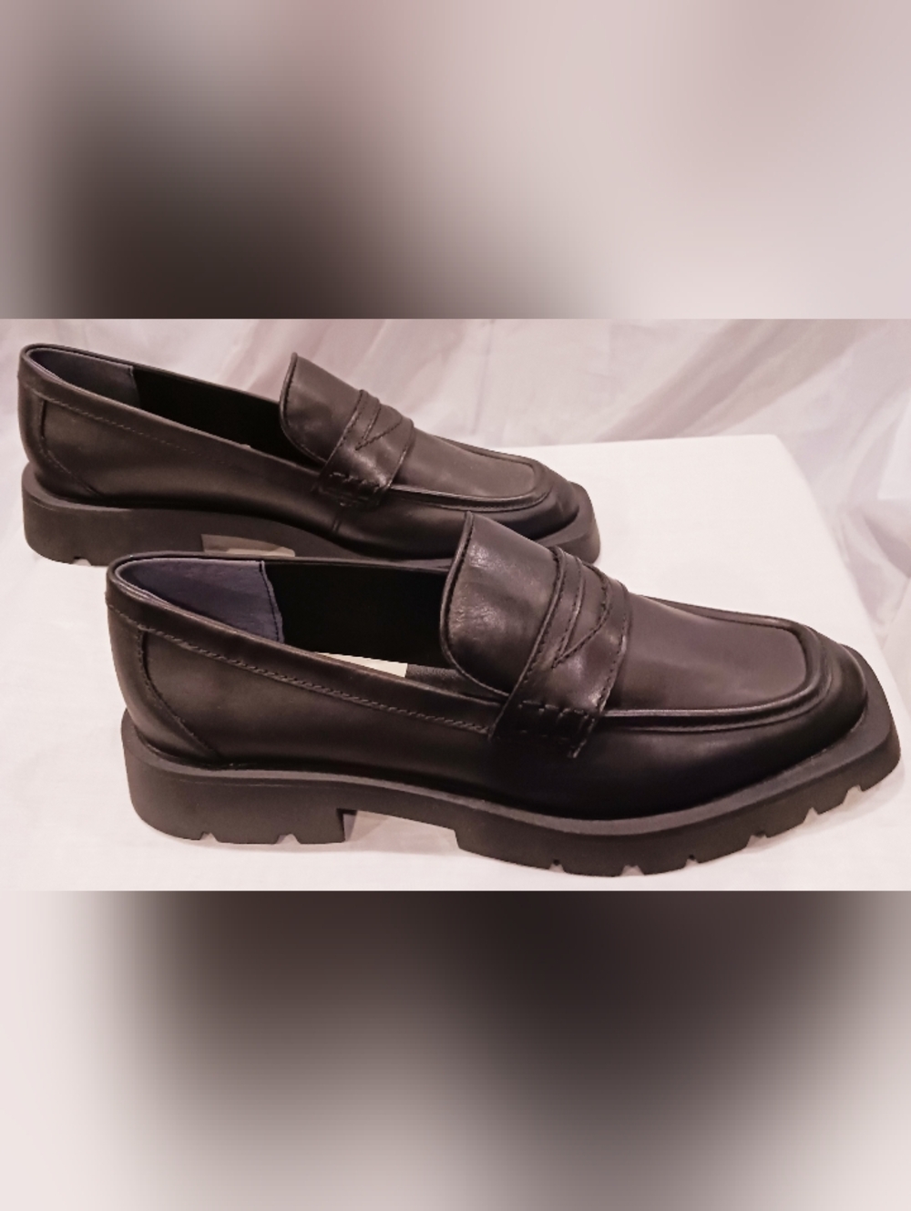 "Dolce Vita" NWOT Men’s Black Chunky Lug Sole Loafers- Size 10